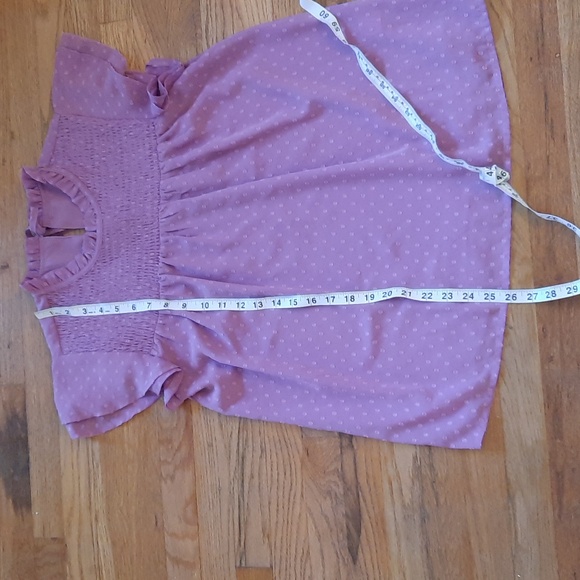 Purple Ruffled Blouse - Picture 3 of 3